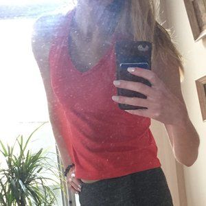 Nike Racerback V-neck Dri-Fit Workout Tank Top